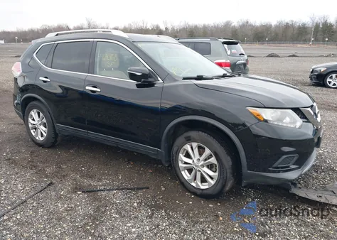 2015 Nissan Rogue Sv z USA, uszkodzony, nr VIN KNMAT2MT7FP582805